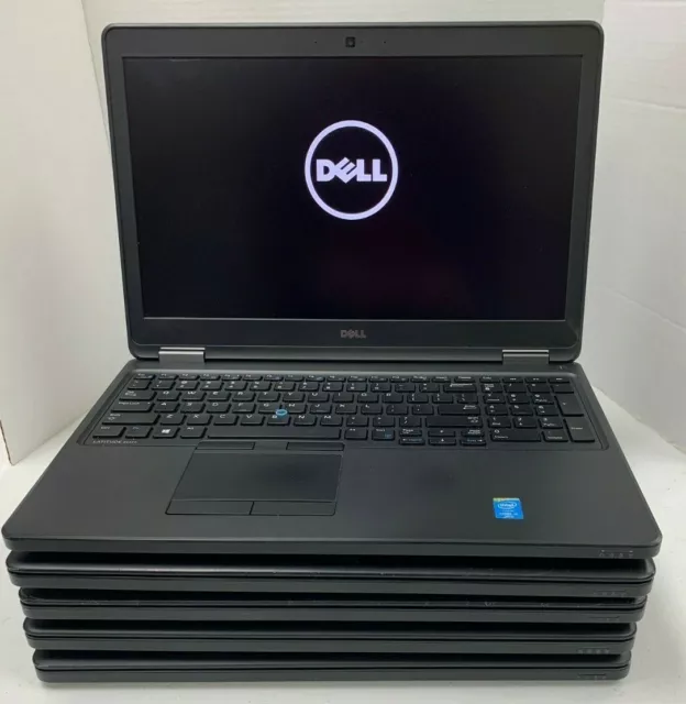 Lot of 5 - Dell Latitude E5550 Laptop - 5300u Core i5 - 8GB - No hard drive