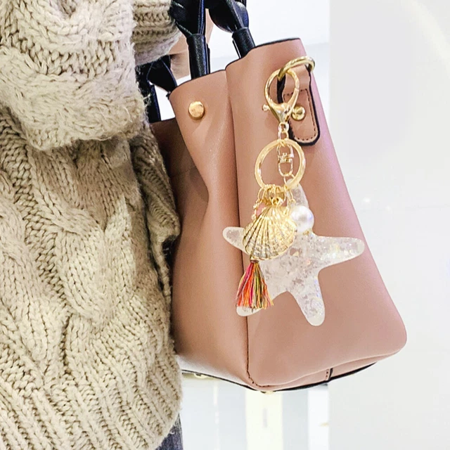Beach Keyring Key Pendant Simple Keychain Decoracion Para Cuartos Conch 5