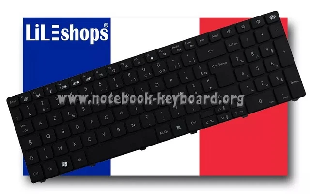 CLAVIER FRANÇAIS ORIGINAL Pour Packard Bell MP-09B26F0-4422 904HS07C0F ...