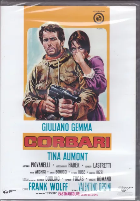 Dvd CORBARI con Giuliano Gemma nuovo 1970