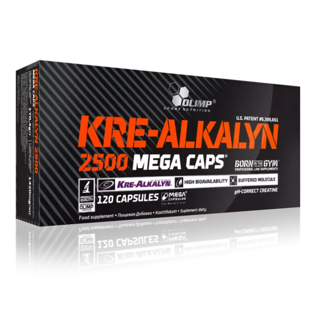 Olimp Kre-Alkalyn 2500 Mega Caps 120 Kapseln Creatin Monohydrat