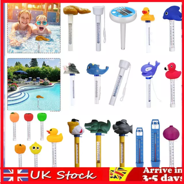 Swimming Pool Floating Thermometer Spa Hot Tub Fish Ponds Temperature Meter UK