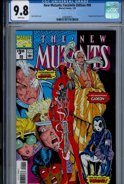 New Mutants Vol 1 #98 Facsimile Marvel CGC 9.8 NM/M (2022)
