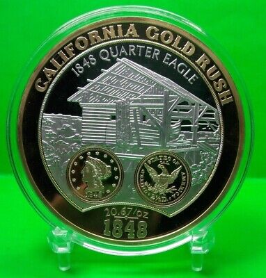 Colossal California Gold Rush Commemorative Coin Proof Value 139.95