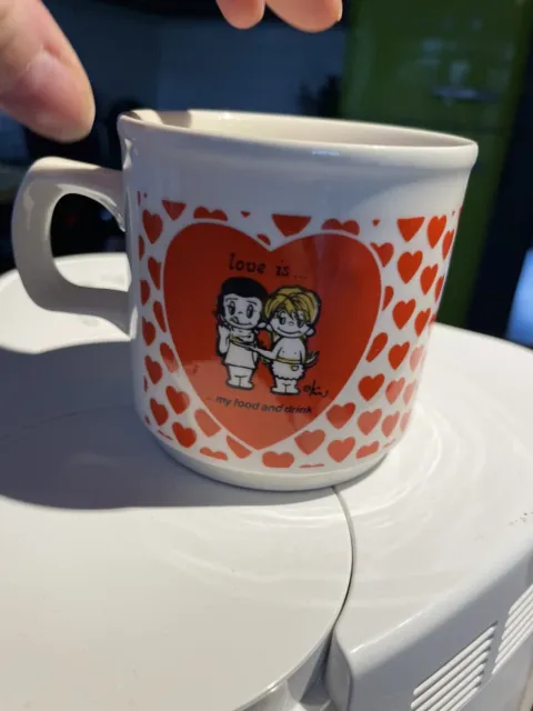 Vintage Repro  LOVE IS Kim Casali Mug Love Is My Good And Drink New Other