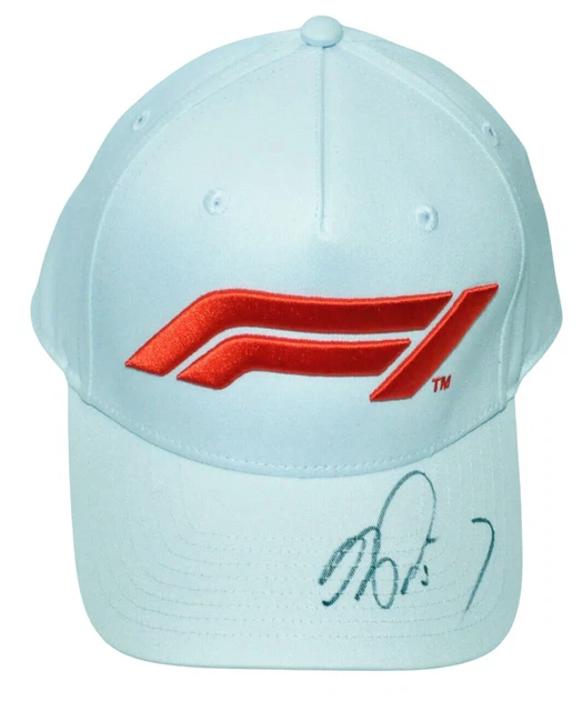 Alain Prost - Autographed - Signed Official F1 logo white Formula 1 Cap / Hat