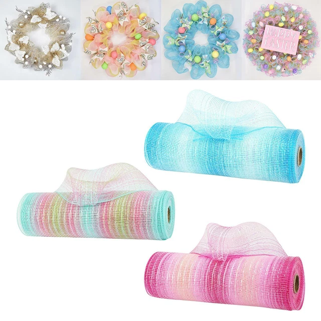 Deco Poly Mesh Ribbon Funkelndes Metallic-Folienband zum Dekorieren von