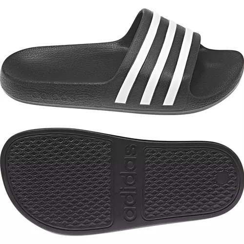 ADIDAS ADILETTE AQUA K CIABATTE CON FASCIA DA BAMBINO black mare piscina doccia