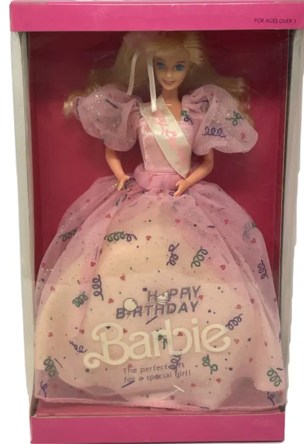 #2825 NRFB Mattel LEO Happy Birthday VTG Barbie India Foreign Issue HTF Rare