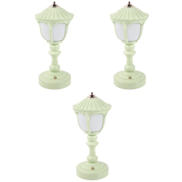 3pcs  mini lampe de table de chambre à coucher salon lampe de chevet de lit de