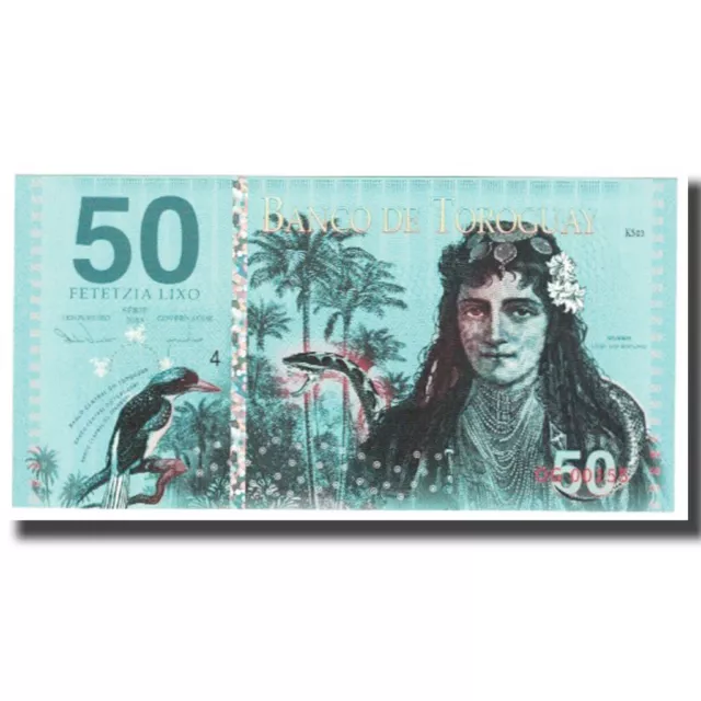 [#619639] Geldschein, Spanien, Tourist Banknote, 2018, 50 TETZIA BANCO TOROGUAY,