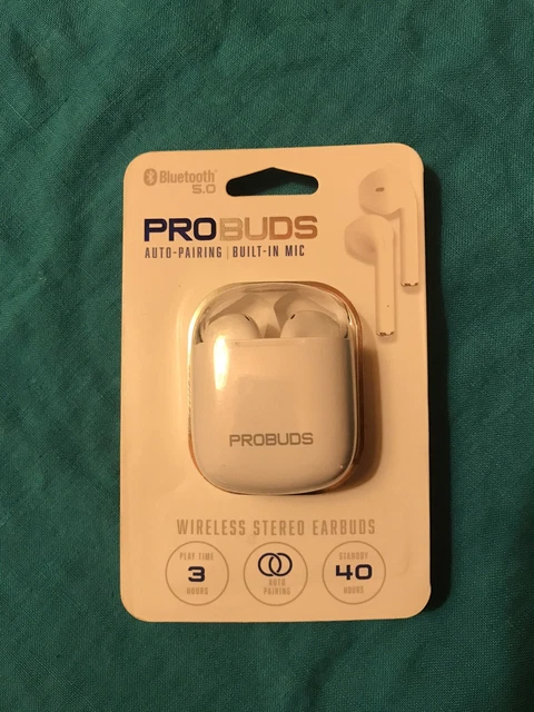 Tzumi 7058w bluetooth wireless stereo probuds earbuds cheap