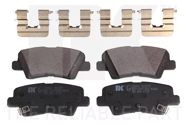 Brake Pads Set fits KIA SPORTAGE QL Rear 15 to 22 NK 583021RA30 583021WA30 New