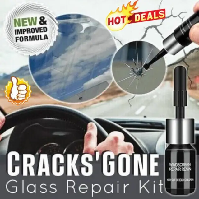 (New Formula) Cracks'Gone Glass Repair Kits -NEW