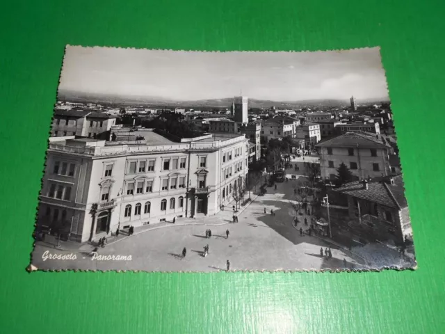 Cartolina Grosseto - Panorama 1954