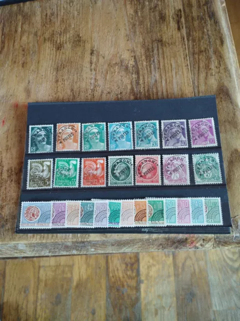 France Lot Timbres Preobliteres N** Bonne Cote