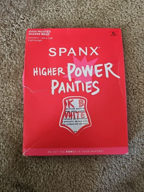 Spanx Higher Power Panties High Waisted Shaper Brief Size Xl Very Black
