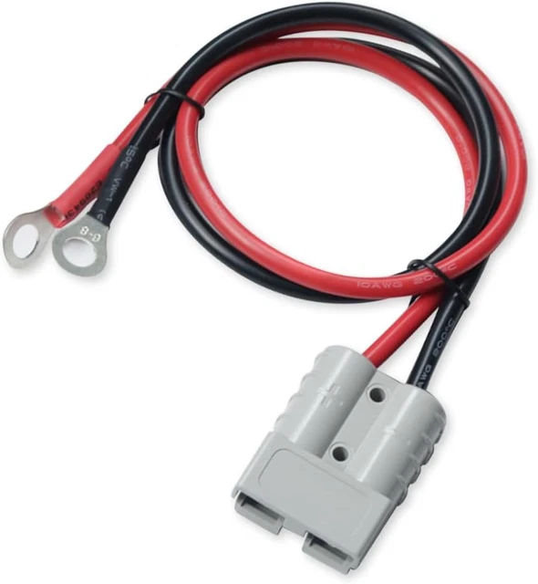 Câble Connecteur Solaire 10 AWG Vers Anderson 50A - Pour Panneaux Et Batteries
