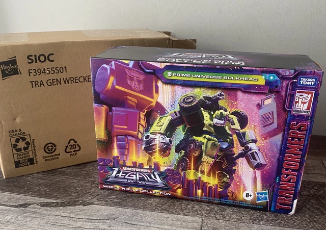Hasbro Transformers Legacy Wreck N Rule Voyager Prime Bulkhead -DAMAGE BOX Hasbro Transformers Legacy Wreck N Rule Voyager Prime Bulkhead -DAMAGE BOX