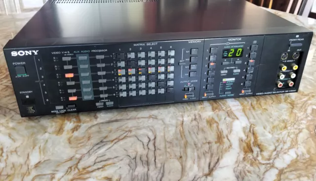 SONY SB-V3000 AV System Full Matrix Selector Video Audio Stereo w