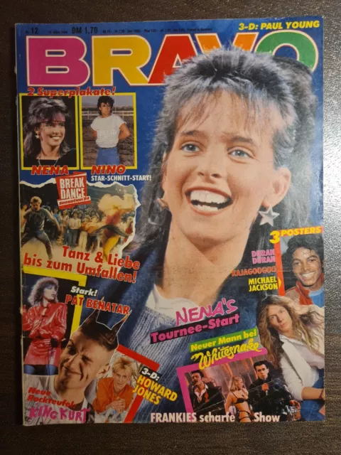 BRAVO 12/1984 Heft Komplett -Nena, Michael Jackson, Kajagoogoo, Paul Young -Top!