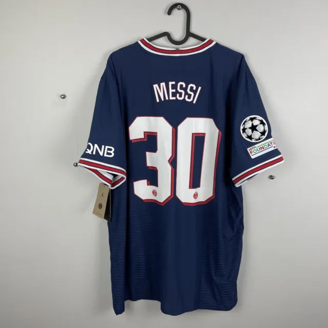 XXL - BNWT Paris St Germain PSG DriFit ADV home shirt 2021/22 - Messi 30