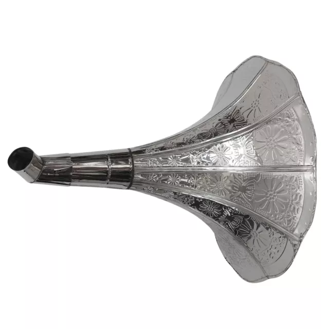 Fonendoscopio trompetilla sirena decoración plata 40cm estilo antiguo