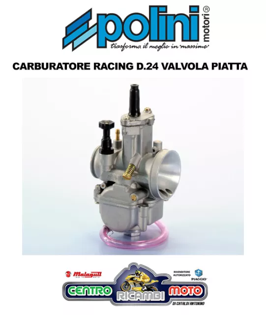 Carburatore Polini Racing PWK Valvola Piatta 24 GILERA TYPHOON XR 50 2T 2000