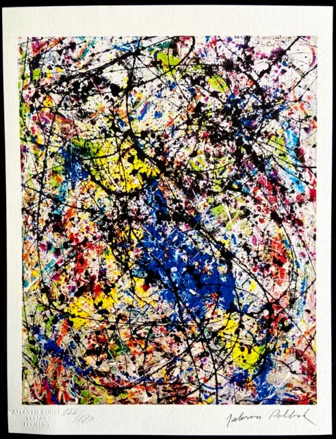 JACKSON Pollock Lithographie 180 Ex. (mark rothko_Willem De Kooning)