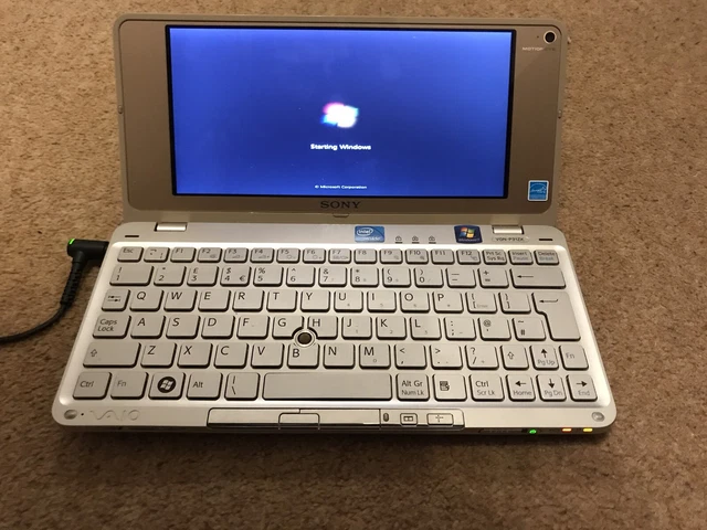 Sony Vaio VGN-P11Z Sub-notebook – Vintage – écran 7,9″ – 60 Go – Bon état