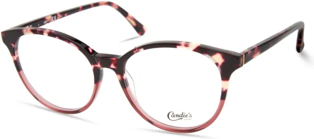 Candies CA0208 071 Pink Havana Round Plastic Eyeglasses Frame 51-16-145 CA