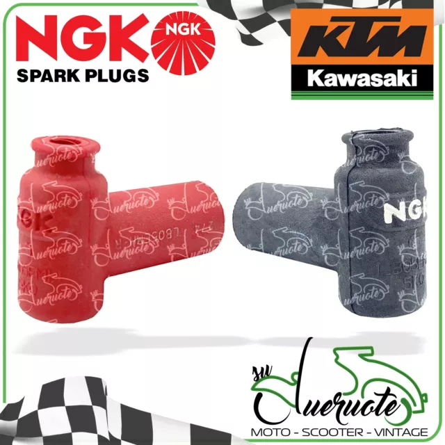 Pipetta Candela Cappuccio Ngk Nero Cavo Filo Universale Per Moto Scooter Racing