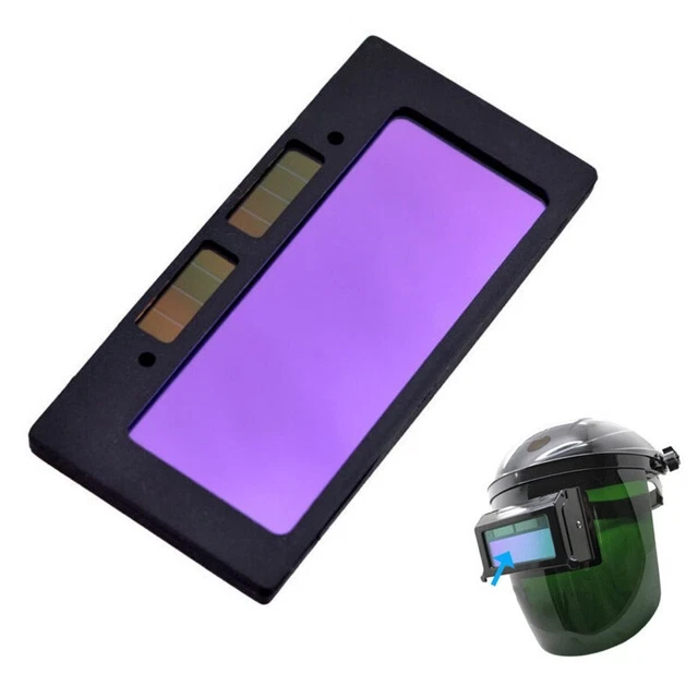 Lentille De Protection Soudure Verre Noir #10 – 2x4.25 Pouces – Pour Casque De Soudage – Filtre Anti-UV Et étincelles