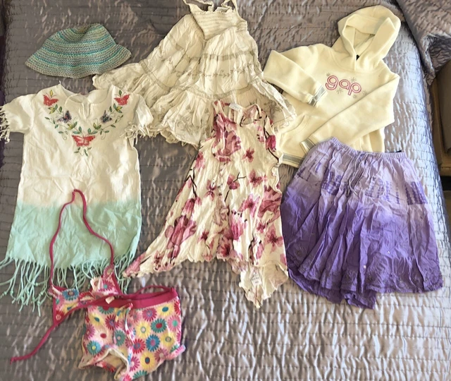 Girls clothing bundle Gap, Monsoon & Next. Dress Swimwear Etc Age 6-8 Years