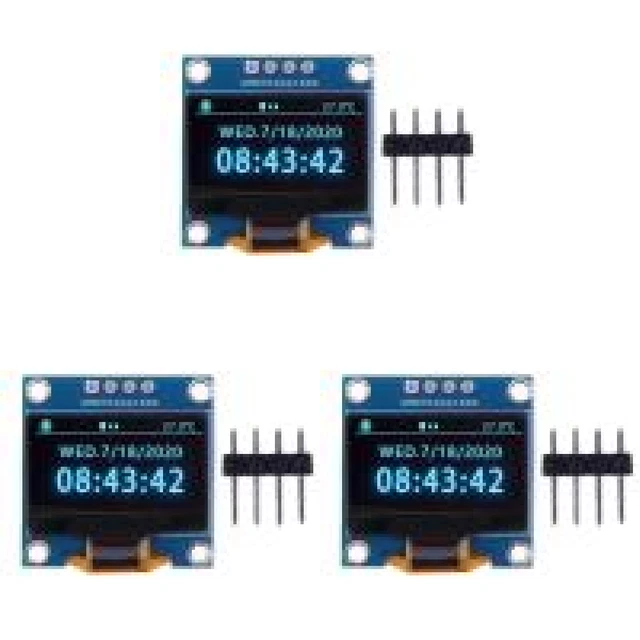 KGOTA 0.96inch Lcd Module 4pin Iic 3.3-5V Ssd1315 Drive 128x64 White Blue Yellow Blue Display For Arduino Raspberry Pi Bbc