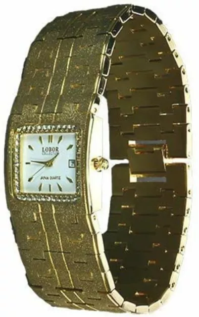 MONTRE BRACELET FEMME LOBOR COLLECTION Plaquée or. avec Date. 99,00 € NEUF