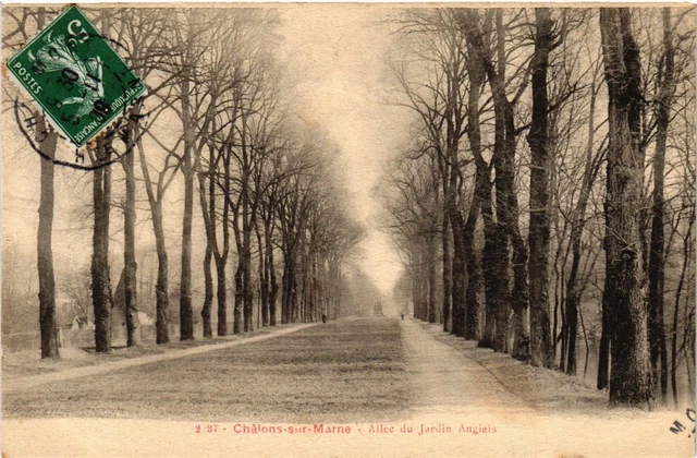 CPA CHALONS-sur-MARNE - Allée du Jardin Anglais (742379)