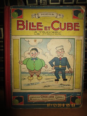 BD anc 1933 BILLE ET CUBE à travers le monde par "Micha" Lib Garnier Frères 