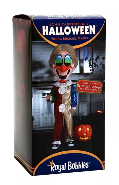 Royal Bobbles Halloween Young Michael Myers Clown Suit Horror Figure Bobble head