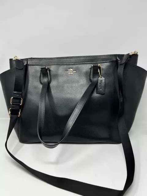 Coach Crossgrain Leather Diaper Bag