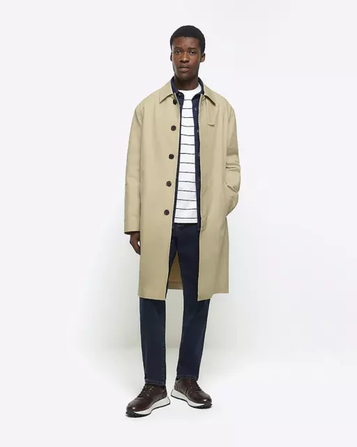 River island suede trench coat hotsell