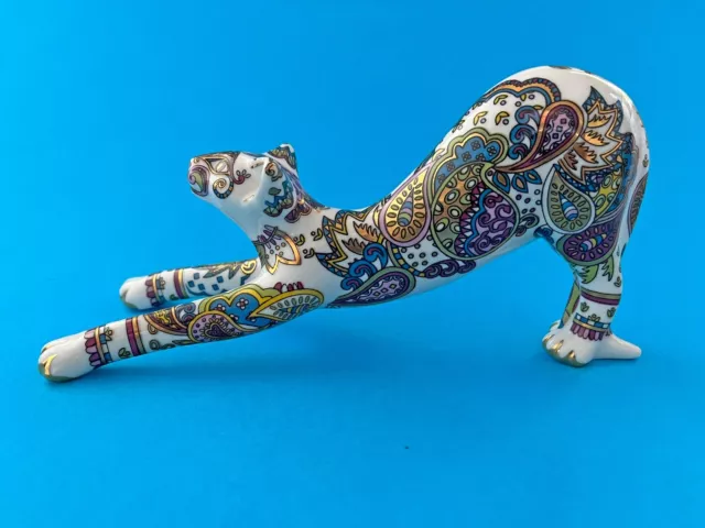 Paul Cardew Paisley Cat Stretching