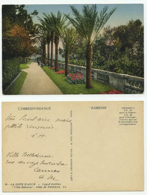 09644 - Cap d'Antibes - Villa Eilenroc - Cote d'Azur - old postcard