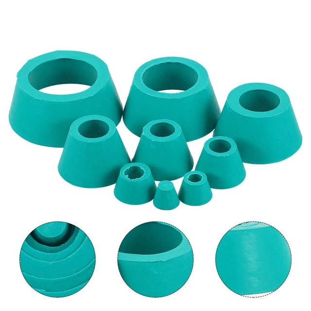 Soporte embudo almohadilla de succión embudo frasco filtro cono adaptador de cono 8 piezas