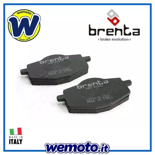 Coppia Pastiglie Organiche Freno Anteriore per Moto Yamaha YSR 50 1987