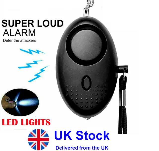 Safety Security Alarm Police Approved Alarm 140db UK Rape Attack Personal Panic