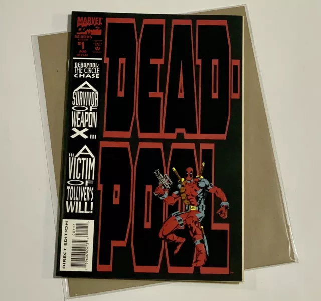 Deadpool Volume 1 Number 1 Direct Edition First Solo Comic Marvel August 1993