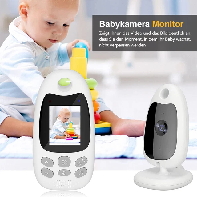 LED Babyphone mit Kamera Display Nachtsicht Babymonitor Temperaturüberwachung DE