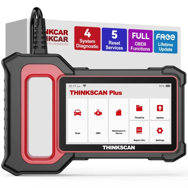 ThinkScan Plus S6 Strumento diagnostico auto 4 Sistema diagnostico (5 Reset+4 Sistema)