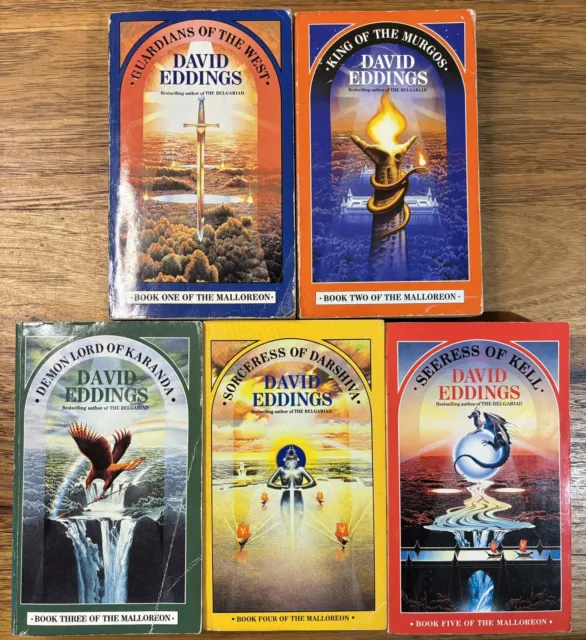 Complete Malloreon Series by David Eddings Guardians Of The West King Of Murgos